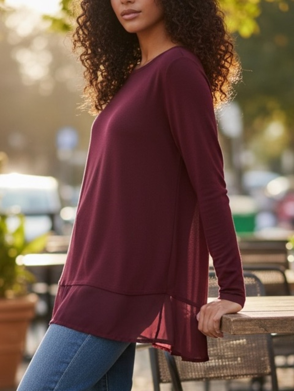 Arianna by Howard's sweater tunic blouse size L/XL